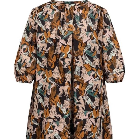 TOM TAILOR Denim Women's Patterned Mini Tunic Dress, Size M, Excellent Condition - Picture 4 of 14